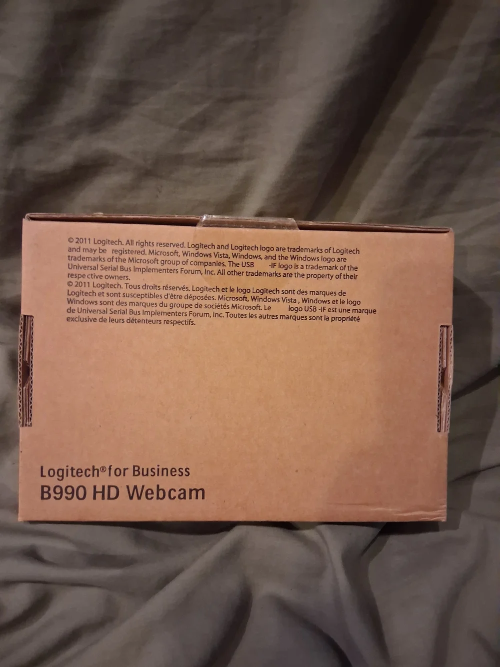 Logitech Webcam in Black with Cyan Accent